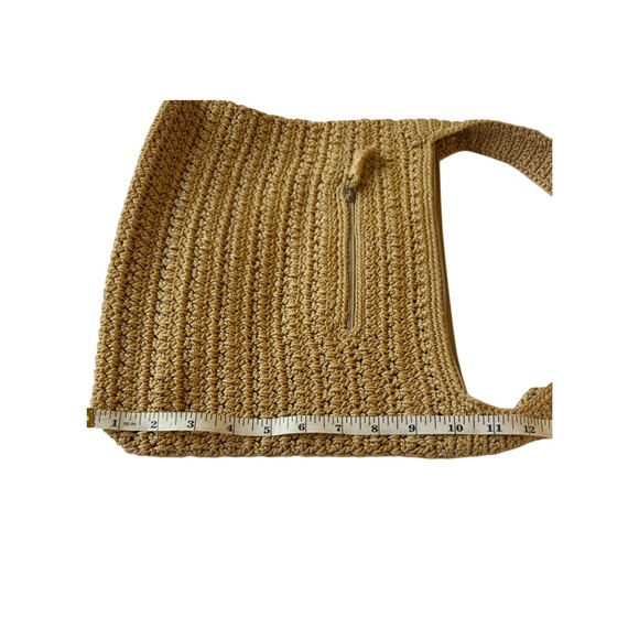 “The Sak” Beige Crochet Shoulder Bag - Vintage 1990’s - Picture 6 of 9